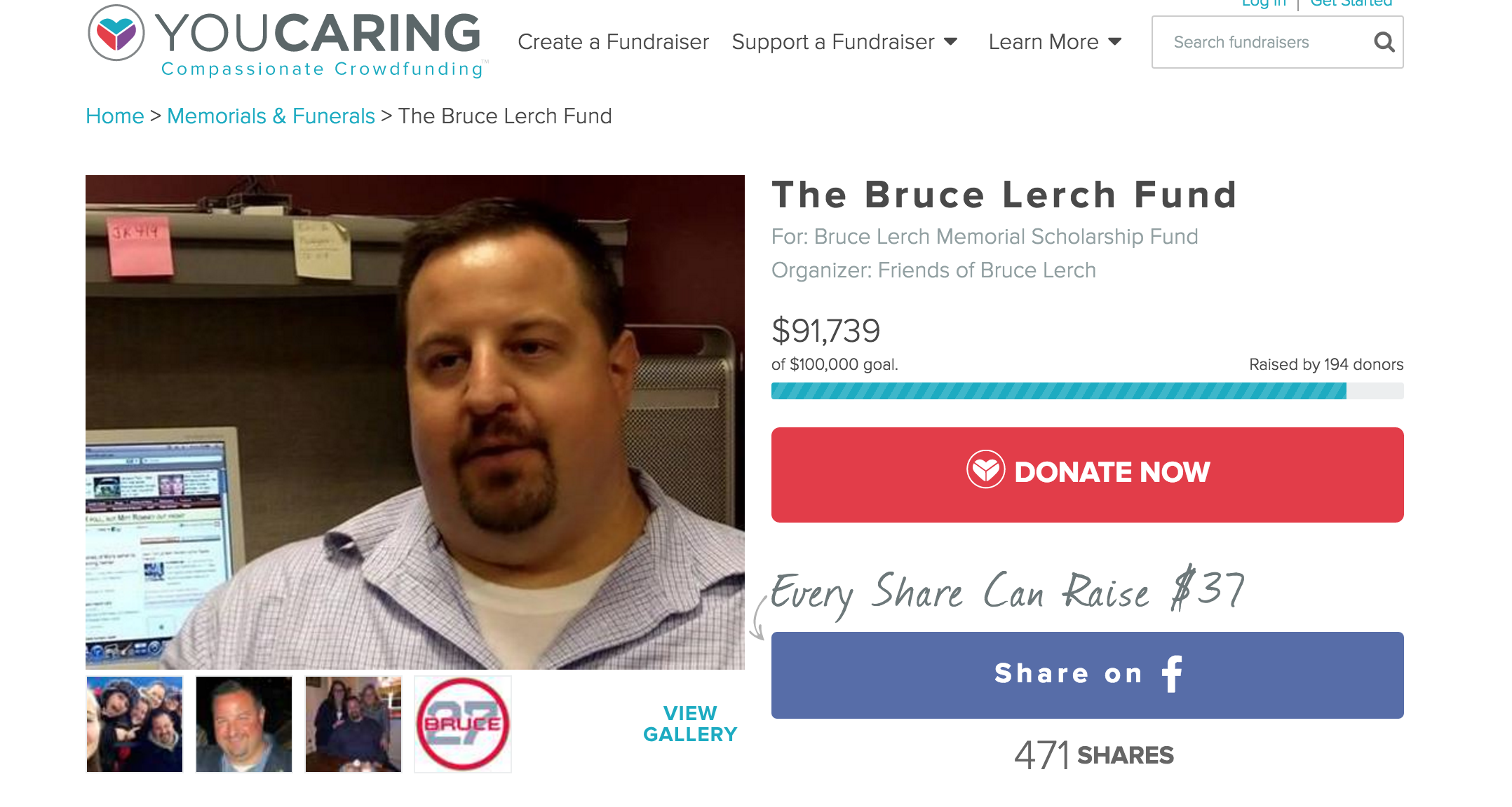 BostonLax Bruce Lerch Fund Hits 90k BostonLax