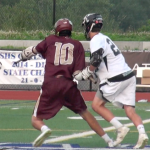 Algonquin middie Mike Martens (10) won 15 of 20 faceoffs and scored a pair of goals