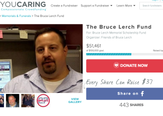 Bruce Lerch Fund surpasses 50k in Donations