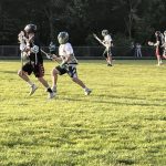 Billerica’s Ben Stone (2) defends Winchester’s Grant Murray 17