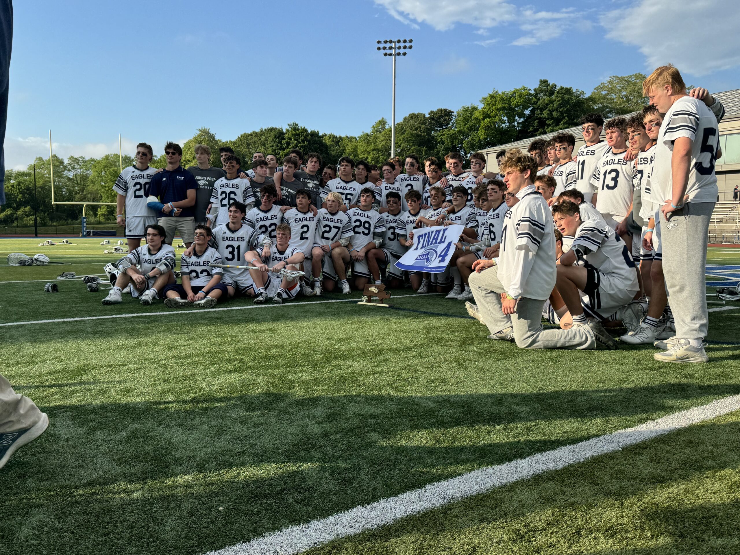 MIAA D1 Elite 8: (1) St. John's Prep 17, (7) Franklin 3 - Eagles ...