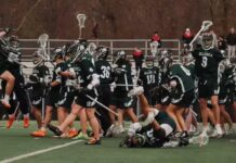 (4) Billerica 8, (6) Longmeadow 0 – Indians shut out Lancers in annual game at Bentley (VIDEO)