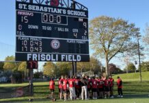 (2) St. Sebastian’s 15, (5) Belmont Hill 9 – Arrows beat Sextants for first time in 6 years, clinch home playoff game
